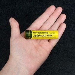   Li-Ion 18650 Nitecore NL186 3.7V (2600mAh), 