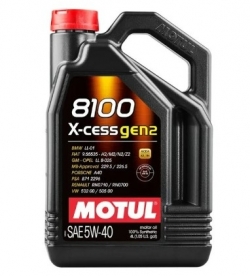 MOTUL 8100 X-cess gen2 SAE 5W40 (4L)